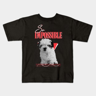 So Impossible Retro Vintage Dog Tee Kids T-Shirt
